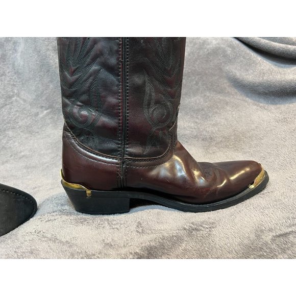 Laredo Leather Metal Tip Western Boots 12628, Mens Size 11 Extra Wide - Picture 6 of 13